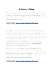Futur of work