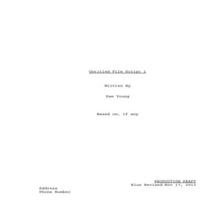 Untitled film script draft 2