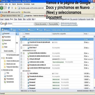 PResentacion Google docs