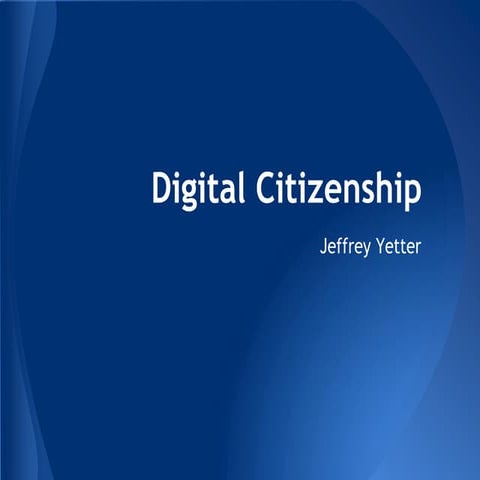 Digital Citizenship