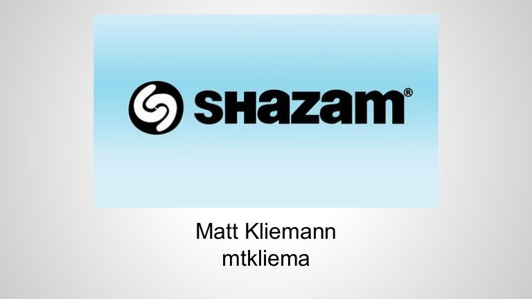 Shazam presentation image