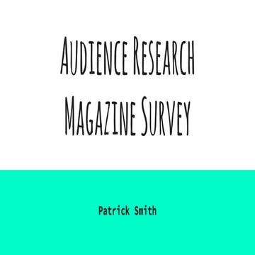 Survey Monkey Audience Research 