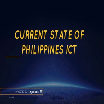 current state of philippines ict