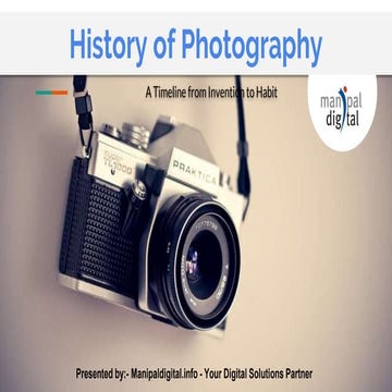 Time-line of Evolution of Photography