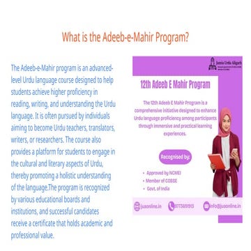 Why the 12th Adeeb E Mahir Program is a Milestone in Language and ...