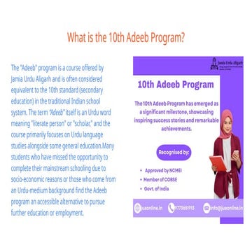 Everything You Need to Know About the 10th Adeeb Program | PPTX