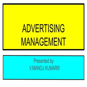 advertising management