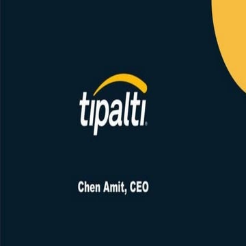Tipalti pitch deck