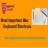 Most Important Mac Keyboard Shortcuts