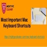 Most Important Mac Keyboard Shortcuts