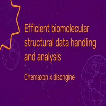 Efficient biomolecular structural data handling and analysis - Webinar with D...
