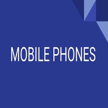 advantages disadavantages of mobilephone