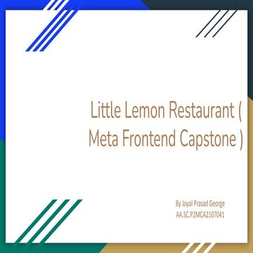 Untitled presentation in frontend capatone