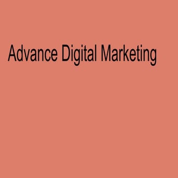 digital marketing trends and future.....