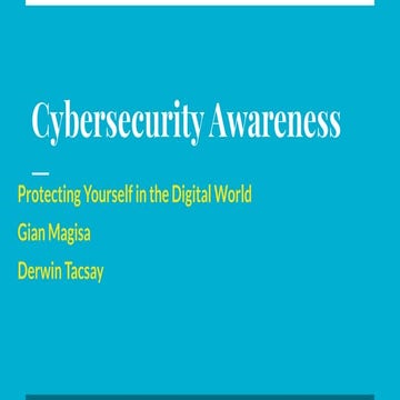 Empowerment Technology Cybersecurity awareness