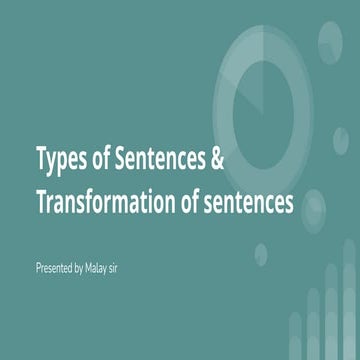Types of Sentences and the transformation among them .pptx