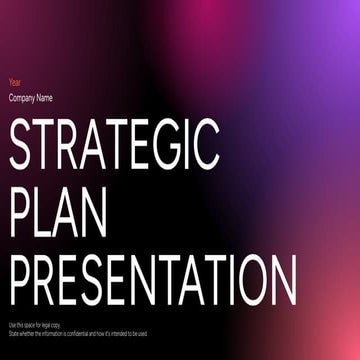 Strategic Plan New and Completed Templeted