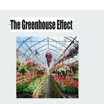  The Greenhouse Effect: A Natural Process with Human-Caused Implications