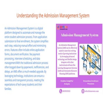 Admission Management System Features Every College Should Consider | PDF