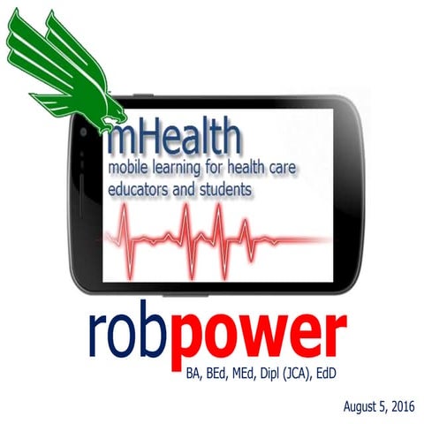 mHealth: Mobile Learning for Health Care Educators and Students