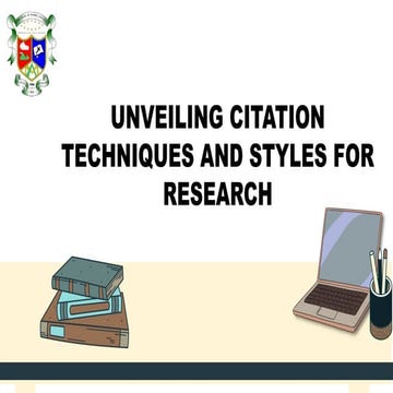 Unveiling Citation Techniques and Styles for Research.pptx
