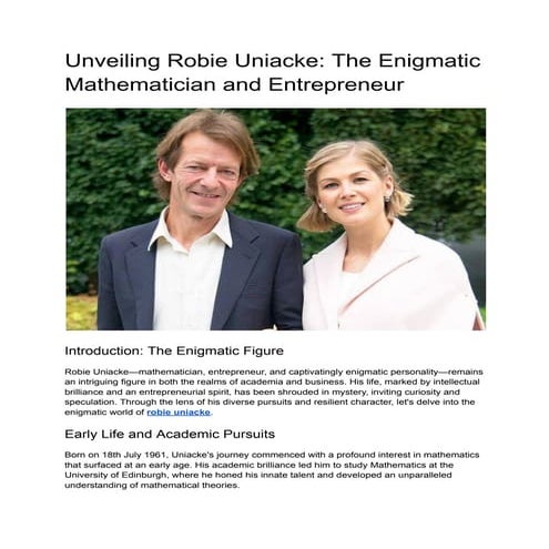 Unveiling Robie Uniacke The Enigmatic Mathematician and Entrepreneur.pdf