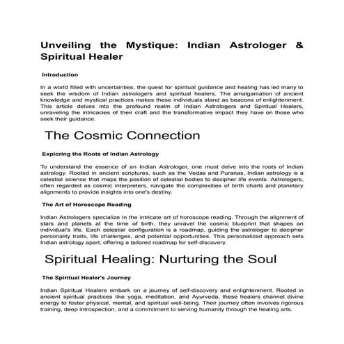 Unveiling the Mystique Indian Astrologer & Spiritual Healer.pdf