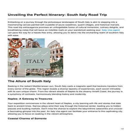Unveiling the Perfect Itinerary South Italy Road Trip.pdf