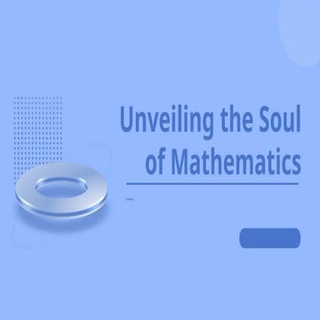 Unveiling the Soul Nature of Mathematics.pptx