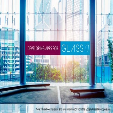 eBook - Developing Applications for Google Glass 