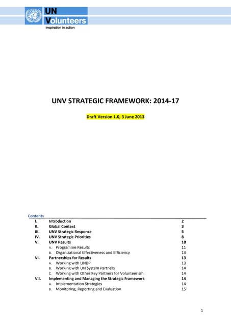 Unv strategic framework_2014_17_first_draft_20130603