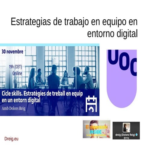 Presentaciones y dinamización de equipos online