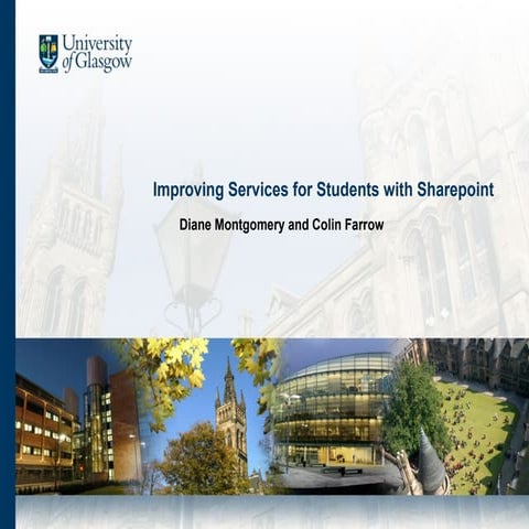University of Glasgow Eduserv Event Sharepoint