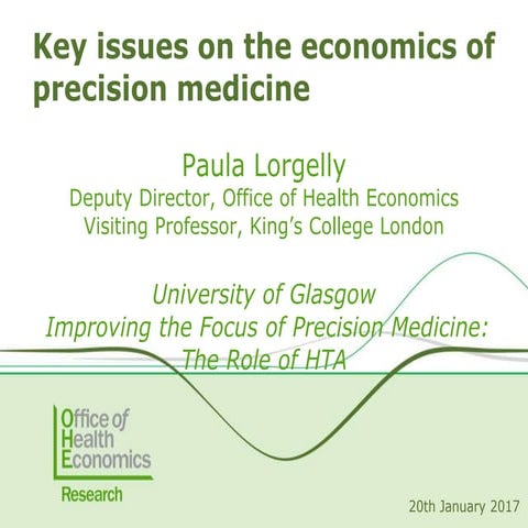 Key Issues on the Economics of Precision Medicine