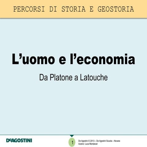 L'uomo e l'economia