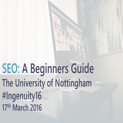 Beginners Guide To SEO - Adam Vowles