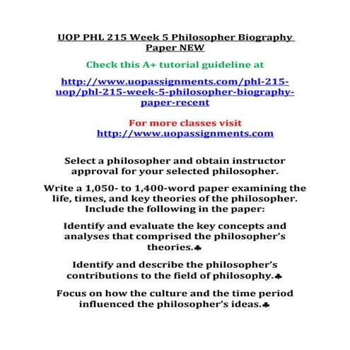 Assignment #5 - Philosophy Figure essayInstructionsSele.docx