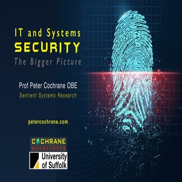 IT and Systems Security - The Bigger Picture