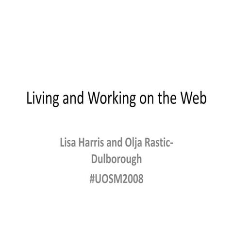 Uosm2008 intro session 270115