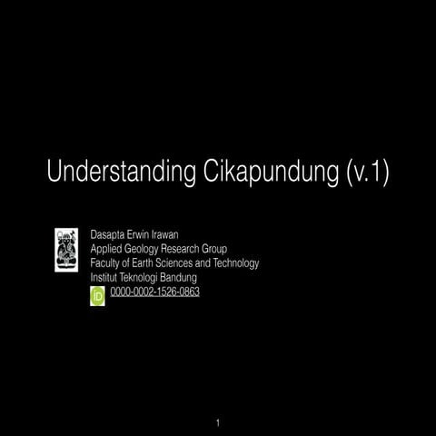 SMART Seminar Series: "Understanding Cikapundung River"
