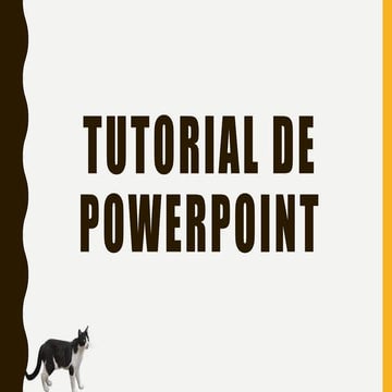 TUTORIAL POWER POINT