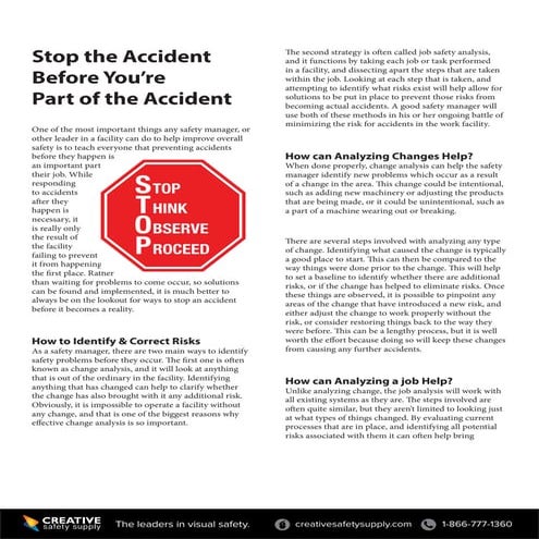 Stop the Accident Before You’re Part of the Accident