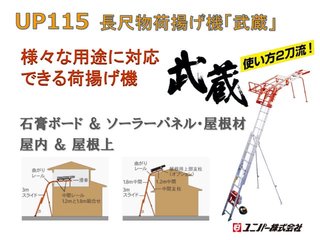 UP115 武蔵 ボード揚げ機 | PDF