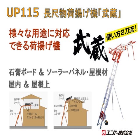 UP115 武蔵 ボード揚げ機 | PDF