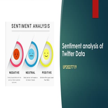 Presentation of sentiment analysis BDA UOP | PPTX