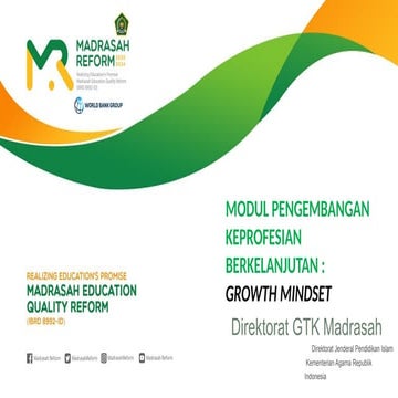 Paparan Slide Growth Mindset Terbaru Pptx