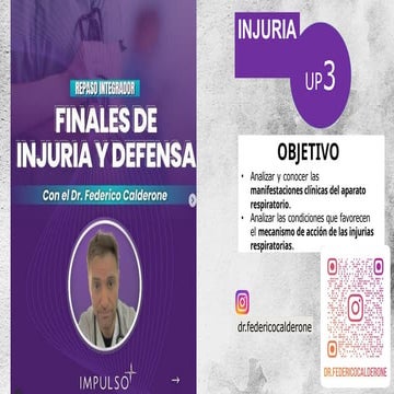 UP 3 INJURIA - PROFESOR CALDERONE UNR-FCM | PPTX