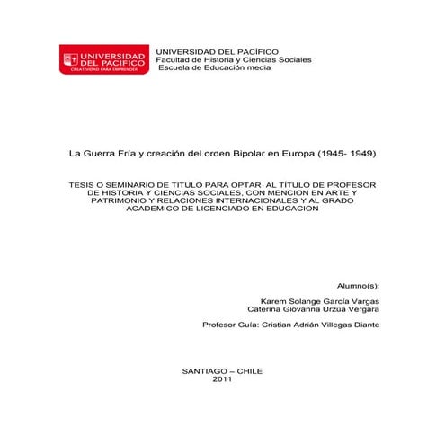 Upa 2011   caterina urzua, karem garcía