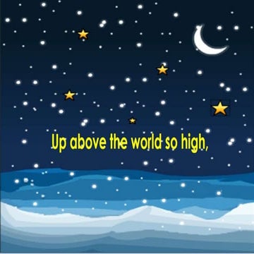 Up above the world so high