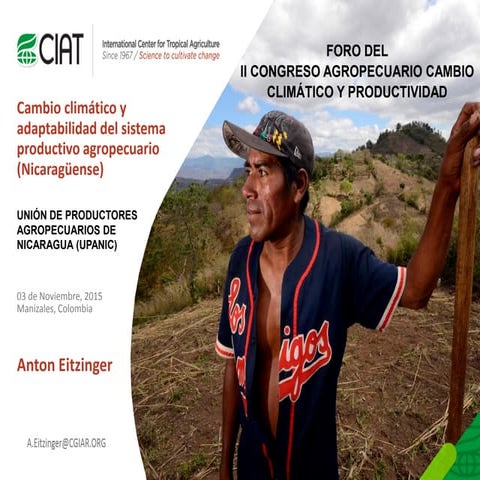 Cambio climático y adaptabilidad del sistema productivo agropecuario (Nicarag...